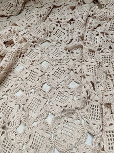 Vintage crochet bedspread