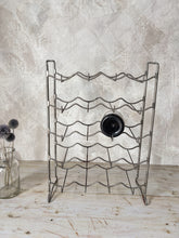 Load image into Gallery viewer, Vintage French free standing bottle rack - 20 bottle capacity