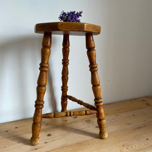 Antique french farmhouse stool