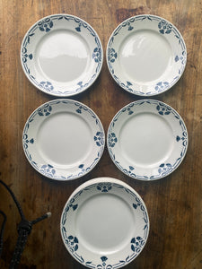 Set of 12 Art Deco plates Badonviller DINAN