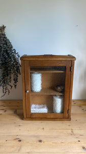 Vintage 1930s French wall mounted medicine cabinet