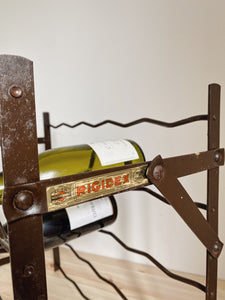 Vintage "RIGIDEX” wine bottle rack (25 bottles)