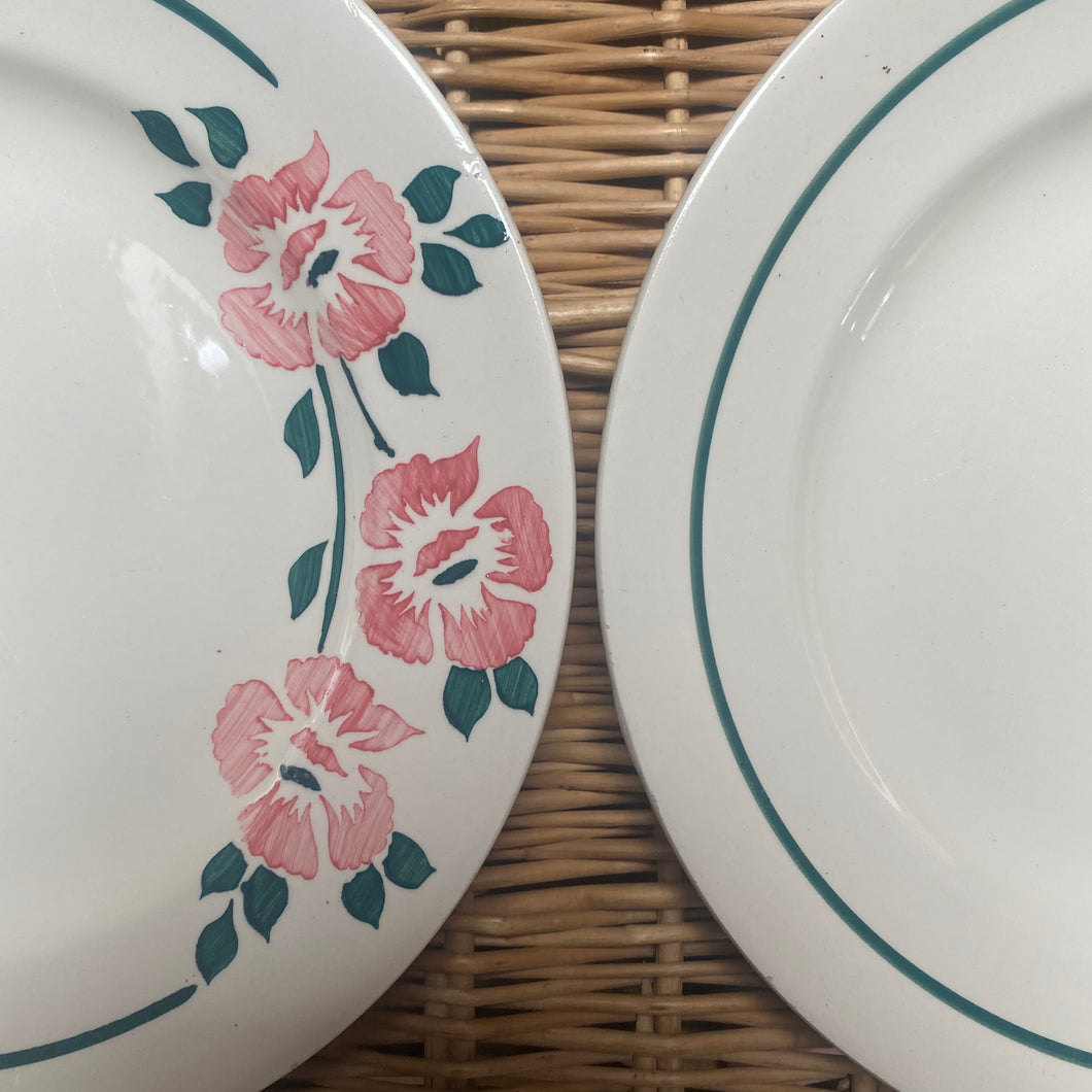 Vintage Floral plates