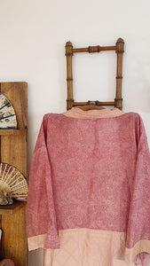 Antique faux bamboo folding coat hanger on