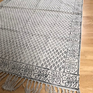 DHURRIE #3 | Handmade Block Printed Indian Cotton Rug