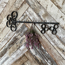 Load image into Gallery viewer, Vintage wrought iron key hook