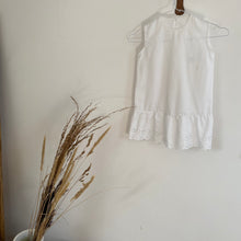 Load image into Gallery viewer, Vintage light cotton broderie toddler dress 2yrs