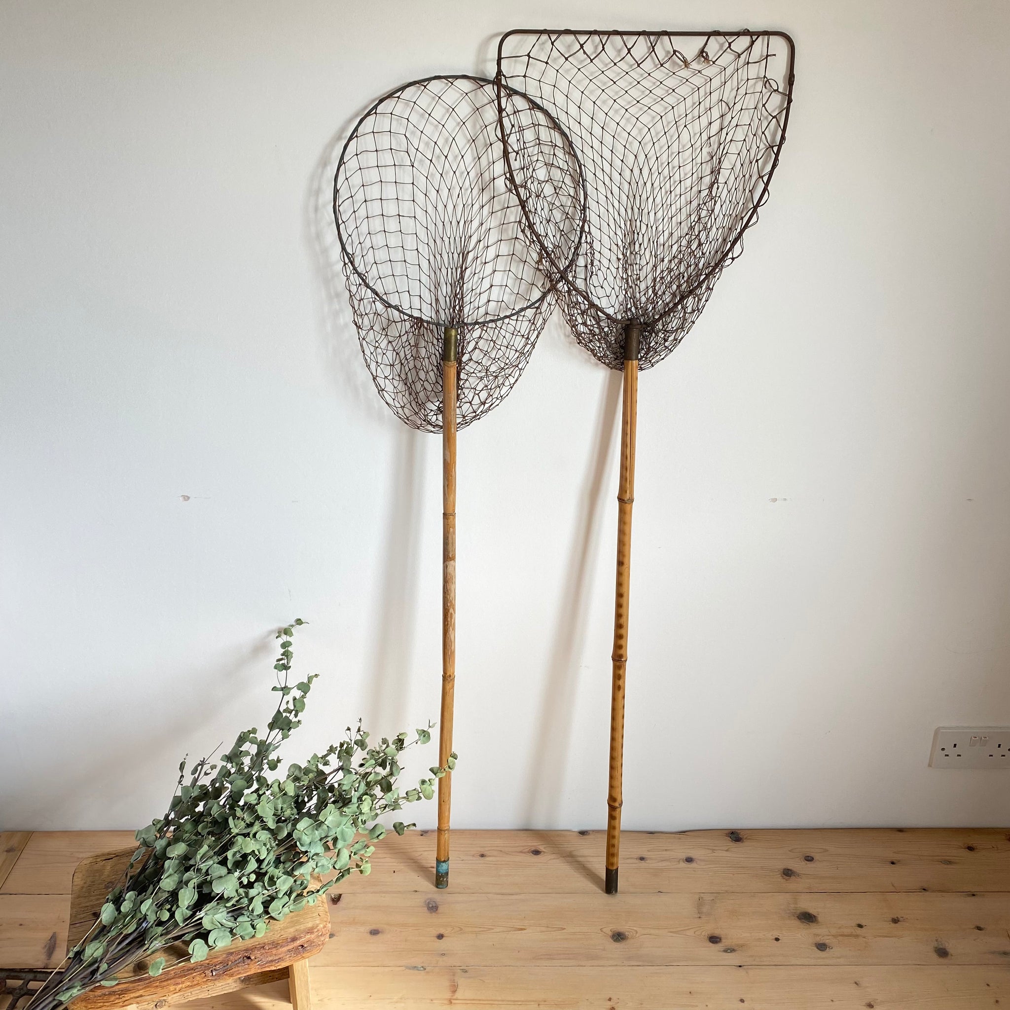 antique bamboo fishing net Vintage « Épuisettes » bamboo fishing nets – Scenes & Stories