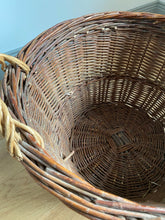 Load image into Gallery viewer, Vintage large wicker basket