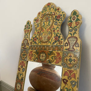Vintage painted Rajasthani style Mirror