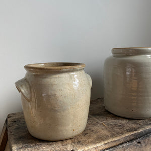 Antique French Sandstone Confit pots
