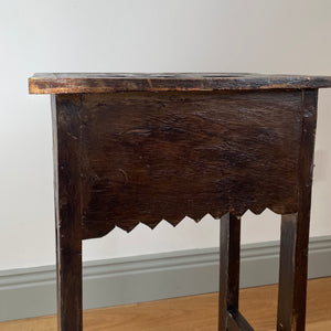 Handmade primitive style bedside table