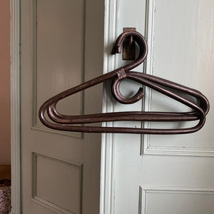Set of 3 vintage cane clothes hangers