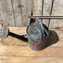 Load image into Gallery viewer, Vintage French Hand painted watering can