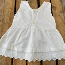 Load image into Gallery viewer, Vintage french cotton broderie dress newborn
