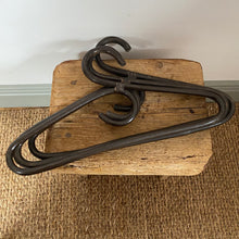 Load image into Gallery viewer, Set of 3 vintage cane clothes hangers