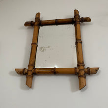 Load image into Gallery viewer, Antique French faux bamboo Mirror