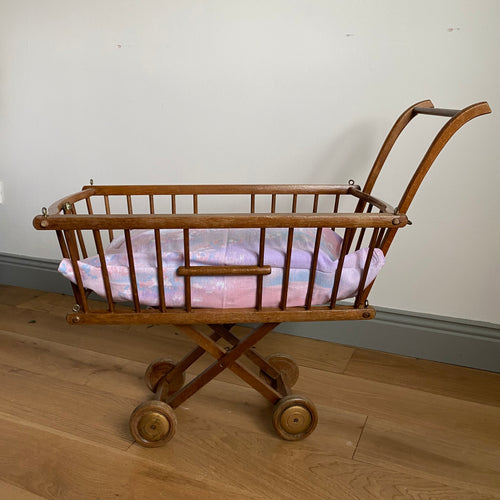 Vintage French 1950s dolls pram