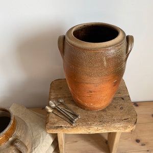 Large Vintage French Sandstone preserving pot