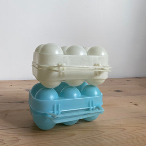Vintage 1960s french egg boxes