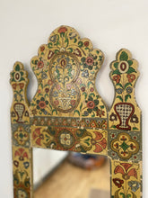 Load image into Gallery viewer, Vintage painted Rajasthani style Mirror