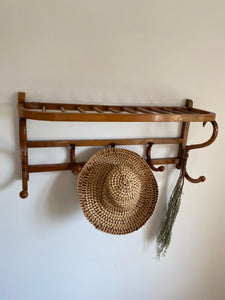 Bentwood wall hanging coat rack