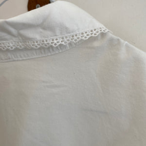 Vintage French white nightshirt XL