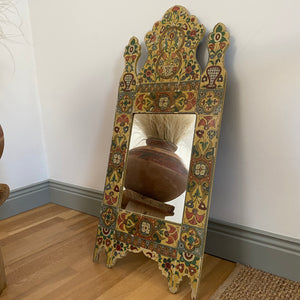 Vintage painted Rajasthani style Mirror
