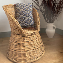 Load image into Gallery viewer, Vintage child wicker barrel seat
