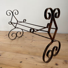 Load image into Gallery viewer, Vintage French Wrought Iron planter stand
