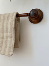 Load image into Gallery viewer, Vintage hardwood towel holder