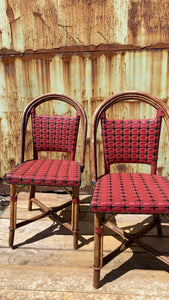 Vintage bistro chairs - set of 3